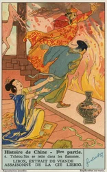 Selbstmord von König Zhou von Shang