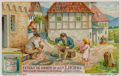 Reisende Kochgeschirrreparierer in der Slowakei