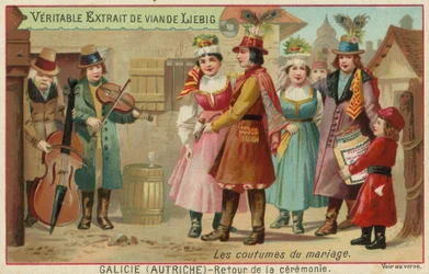 Hochzeitskleidung von Galizien