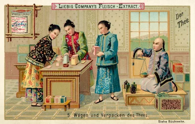 Tee wiegen und verpacken