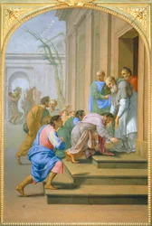 Ankunft des heiligen Bruno in Grenoble bei Saint Hugh