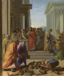 Der heilige Paulus predigt in Ephesus, 1649