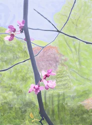 Zweig und Blüte