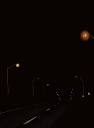 Fahrt auf der Straße bei Nacht #2 Brooklyn