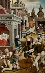Szene aus dem Leben des Heiligen Rochus, 1517