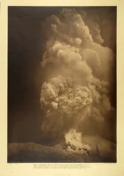 Vesuv - Eine gewaltige Lawine aus heißer Asche nahe dem Observatorium, 13. April 1906