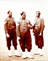 Hausa-Sergeanten Goldküste, Juni 1897