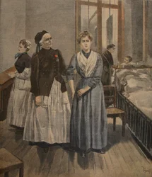 Das Ehrenkreuz für Mademoiselle Bottard, Illustration aus 