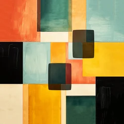 Abstrakte quadratische Kompositionen Musterdesign