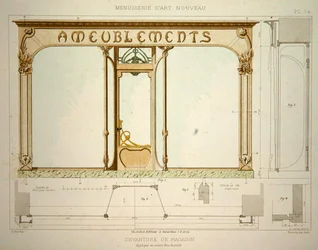 Entwurf für eine Ladenfront, Illustration aus 