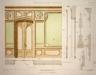 Tür und Sockelleiste, Illustration aus 