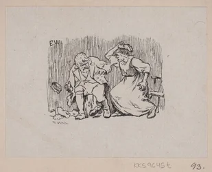 Illustration zu "Askeladden som fik prinsessen til at løgste sig"