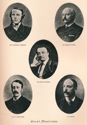 Große Musiker - Platte XI, um 1880, 1895