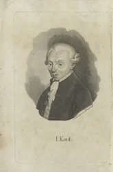 Porträt von Immanuel Kant 1724-1804, ca. 1820