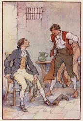 Illustration zu Eine Geschichte aus zwei Städten von Charles Dickens