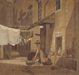 Der Hinterhof des Charlottenborg-Palastes