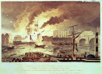 Toppings Wharf Feuer, 1843