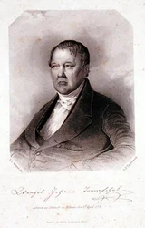Porträt von Wenzel Johann Tomaschek (1774-1850), graviert von Albert Henry Payne (1812-1902)