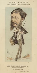 Lord Henry Gordon-Lennox, britischer konservativer Politiker und Regierungsminister in der Verwaltung von Benjamin Disraeli