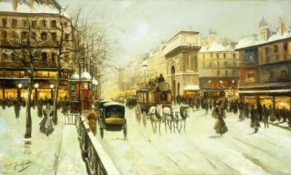 Pariser Straßenszene