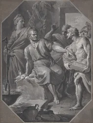 Manius Curius Dentatus lehnt die Geschenke der samnitischen Botschafter ab, 1732-92