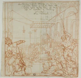 Unterwerfung von Kaiser Friedrich Barbarossa vor Papst Alexander III.