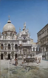 Hof des Dogenpalastes, Venedig