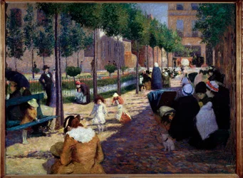 Ansicht des Antwerpener Platzes, Paris