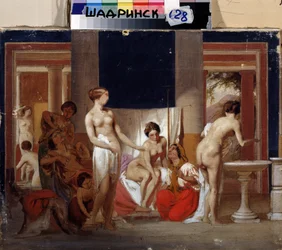 Das Bad der Frauen in Pompeji (Italien)
