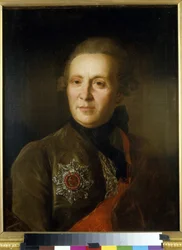Porträt des Dichters Alexander Sumarokow