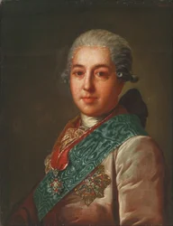 Porträt von Graf Mikhail Mikhaylovich Golitsyn 1731-1806, 1774