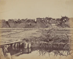 Außenansicht von North Fort, zeigt den englischen Eingang