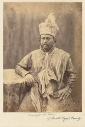 Moostafor Ali Khan der Budh-Königsfamilie