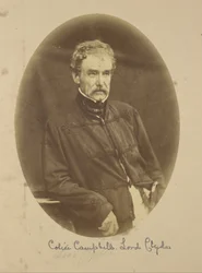 Porträt von Sir Colin Campbell Lord Clyde, Oberbefehlshaber in Indien