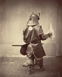 Samurai-Kostüm - Rückansicht