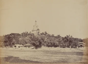 Die Große Pagode im Kaiserlichen Winterpalast, Peking, 29. Oktober 1860