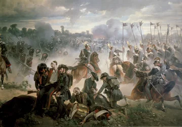 Die Schlacht von Goito (Detail)