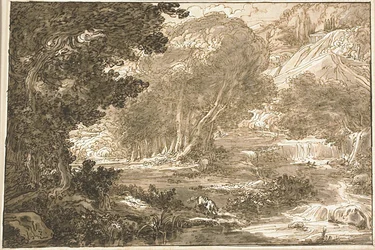 Angelica ruht unter einem Baum, aus Orlando Furioso