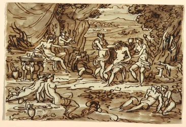 Diana und Kallisto, Speisesaal, Palazzo Rasponi, Ravenna