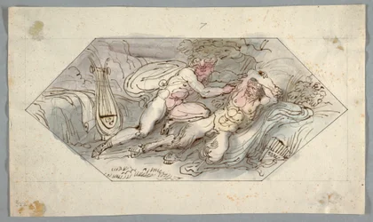 Apollo häutet Marsyas, 1796–1798