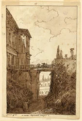 Villa Farnese: im Graben von Caprarola, ca. 1813