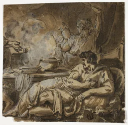 Magier heilt kranken Mann