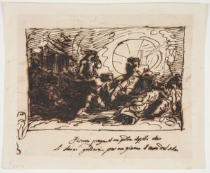 Phaeton bittet Apollo, den Sonnenwagen zu lenken