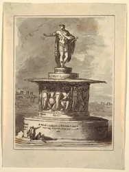 Projekt für ein Denkmal für Foro Bonaparte, Mailand, 1800