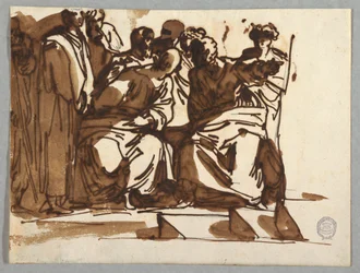 Sankt Paulus predigt, nach Raphael