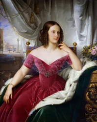 Porträt von Marie Friederike Charlotte von Württemberg