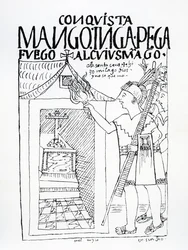 Manco Inca versucht, den Inka-Palast von Cuyus Mango zu verbrennen, der für den christlichen Gottesdienst umgebaut worden war, aber Gott greift ein