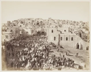 Einzug der Pilger in Bethlehem...Palästina #899