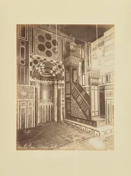 Kairo - Innenraum der Moschee El-Bordei