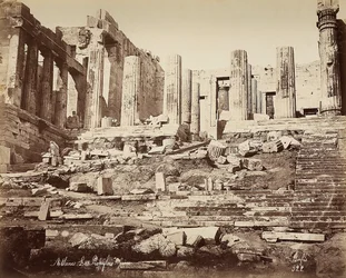 Die Propyläen der Akropolis in Athen